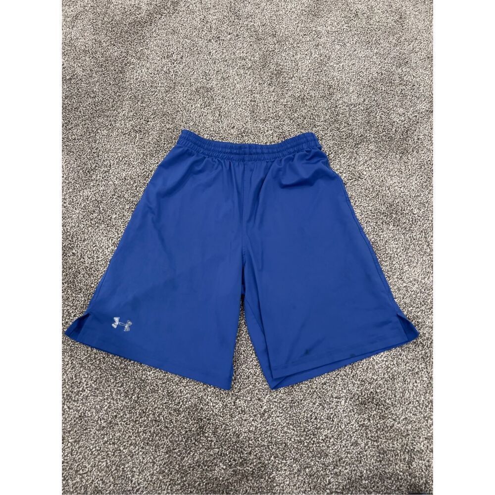 Under Armour youth medium blue shorts